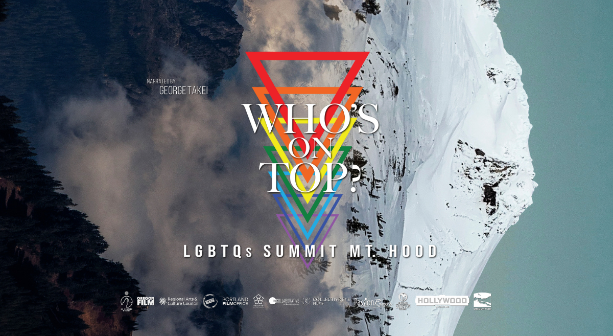 “Who’s on Top?” LGBTQs Summit Mt. Hood poster