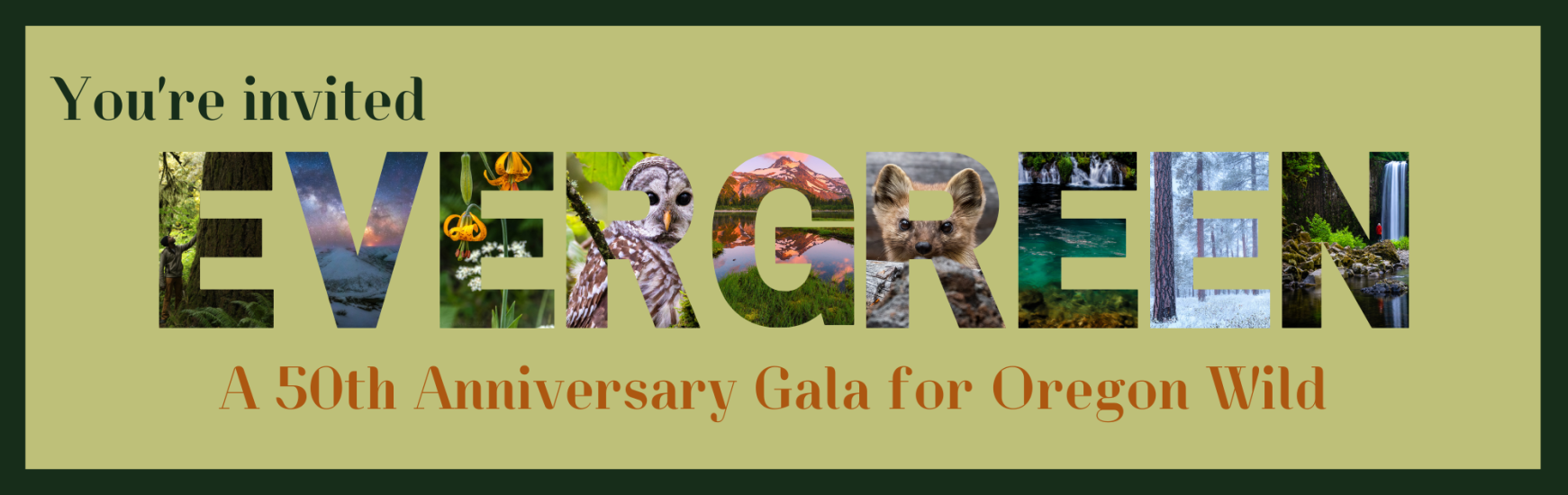 Evergreen: A 50th Anniversary Gala for Oregon Wild