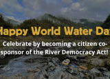 Happy World Water Day! Celebrate by becoming a citizen co-sponsor of the River Democracy Act