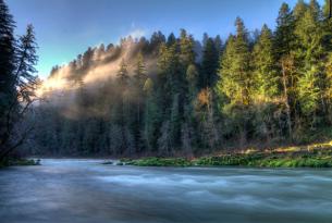 The Umpqua River is one of many waterways in the path of the proposed LNG Pipeline. Photo by Alan Hirschmugl.