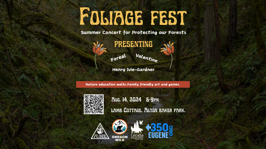 Foliage Fest: Summer concert for protecting our forests